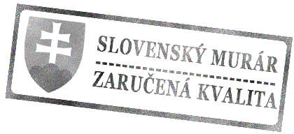 Slovenský murár - zaručená kvalita